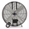 48" Portable Drum Blower Fan, 2 Speeds, Black