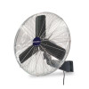 Oscillating Wall Mount Fan, 3 Speed, 24"