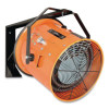Electric Salamander Heater With Adjustable Thermostat, 240 V, 15,000 W, 23.03 x 34.75 x 24.68, Orange