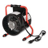 Portable Electric Space Heater, 1,500 W, 11.25 x 14.75 x 17.5, Black