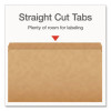 Kraft File Folders, Straight Tabs, Legal Size, 0.75" Expansion, Kraft, 100/Box