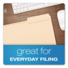 Reinforced Top Tab Manila File Folders, 1/3-Cut Tabs: Right Position, Letter Size, Manila, 100/Box