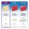 Reinforced Top Tab Manila File Folders, 1/3-Cut Tabs: Right Position, Letter Size, Manila, 100/Box