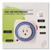 Ac Indoor Timer, Analog, 4 x 3, White