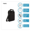 Slipcase Neoprene Laptop Sleeve, 12", 10.25 x 1.2 x 13.5, Black