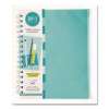 Zip-It Ideal Notebook, 1-Subject, Medium/College Rule, Randomly Assorted Cover Colors, (120) 8.5 x 6.8 Sheets