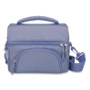 Deluxe Insulated Lunch Bag, 8" x 10" x 7.5", Slate Blue