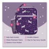 Kids Insulated Lunch Tote, Unicorns Theme, 7.3" x 3.5" x 9.5", Purple/Multicolor