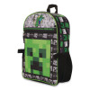 Minecraft 5-Piece Backpack Set, Green/Gray/Black