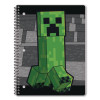 Licensed Spiral Notebook, Minecraft, 1-Subject, Wide/Legal Rule, Multicolor Cover, (70) 10.5 x 8 Sheets