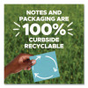 Recycled Notes In Wanderlust Pastels Collection Colors, 1.88" x 1.88", Assorted Colors, 70 Sheets/Pad, 18 Pads/Pack