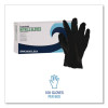 396 Series Disposable General-Purpose Nitrile Gloves, Powder-Free, Xx-Large, 4.4 Mil Thick, 9.5" Long, Black, 100/Box