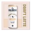 Draft Latte Cold Brew, Vanilla Latte, 11 Oz Can, 12/Carton