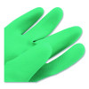 Nitrile Dishwashing Gloves, 21" Long, Large, Green, Pair