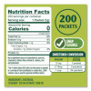 Stevia Sweetener Packet, 0.04 Oz, 200/Box