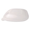 Pla Lids For Fiber Bowls, 8.8 x 8.8 x 1.4, Clear, 200/Carton