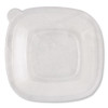 Pla Lids For Fiber Bowls, 8.8 x 8.8 x 1.4, Clear, 200/Carton