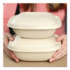 Fiber Bowls, 32 Oz, 8.3 x 8.3 x 1.8, Natural, Paper, 400/Carton