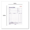 Multipart Purchase Order Pad, Three Part Carbonless, 5.56 x 8.44, 50 Forms Total