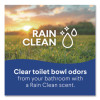 Disinfecting Toilet Bowl Cleaner With Bleach, Rain Clean Scent, 24 Oz Bottle, 2/Pack, 6 Packs/Carton