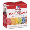 Food Coloring, Red/Yellow/Blue, 0.5 Oz Bottle, 3/Box