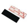 Extreme Fasteners, 1" x 3", Black, 2 Sets Of Strips/Pack