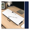 Magnetic Steel Dry Erase Desktop Computer Pad, 21 x 7.75, White Surface