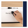 Magnetic Steel Dry Erase Desktop Computer Pad, 21 x 7.75, White Surface