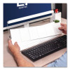 Flip-Top Glass Dry Erase Desktop Pad, 18 x 6, White Surface