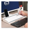 Flip-Top Glass Dry Erase Desktop Pad, 18 x 6, White Surface