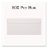 Reveal-N-Seal Envelope, Security Tint, #10, Commercial Flap, Self-Adhesive Closure, 4.13 x 9.5, White, 500/Box