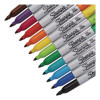Fine Tip Permanent Marker, Fine Bullet Tip, Assorted Colors, 144/Carton