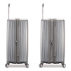 Opto 3 Hardside Spinner Suitcase, 13.58 x 9.25 x 19.29, Silver