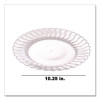 Flairware Dinner Plate, 10.25" Dia, Clear, 144/Carton