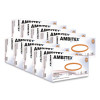 V200 Series Powder-Free Vinyl Exam Gloves, Small, 4 Mil Thick, 9" Long, Clear, 100/Box, 10 Boxes/Carton