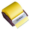 Manual Sticky Notes Dispenser, For 3 x 3 Pads, Burgundy, Includes 150 Ft Roll Of Sticky Notes