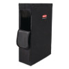Side Load Linen Bag For Rubbermaid Commercial 2202581, 2202527, 2202587 Carts, 3.7 Bushels, 9 x 21.1 x 33, Black, 4/Ct