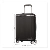 Silhouette 18 Hardside Spinner Suitcase, 10.5 x 14.8 x 23, Black