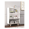 Whitney Bookcase, Three Shelves, 31.75w x 14d x 48.25h, White