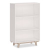 Whitney Bookcase, Three Shelves, 31.75w x 14d x 48.25h, White