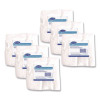 Dry Wipe Disposable Wiping System, 1-Ply, 12 x 12, Unscented, White, 100/Pack, 6 Packs/Carton