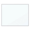 Magnetic Dry Erase Board, 20" x 16", White Surface, Satin Aluminum Frame