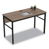 Urban Series Desk Workstation, 59" X 23.75" X 29.5", Natural Walnut