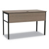 Urban Series Desk Workstation, 59" X 23.75" X 29.5", Natural Walnut