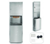 Stainless Steel Recessed Paper Towel Dispenser With Waste Receptacle, 56 x 4 x 17