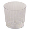 Classicware Tumblers, Rocks Glass, 9 Oz, Plastic, Clear, 16/Bag, 15 Bag/Carton