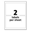 Ultraduty Ghs Chemical Waterproof And Uv Resistant Labels, 4.75 X 7.75, White, 2/Sheet, 50 Sheets/Pack