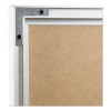 4N1 Magnetic Dry Erase Combo Board, Week/Month Planning, 36 x 24 (Actual Size: 35 x 23), Tan/Wh Surface, Satin Aluminum Frame