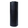 Low-Density Commercial Can Liners, 60 Gal, 1.15 Mil, 38 x 58, Black, Interleaved Roll, 25 Bags/Roll, 4 Rolls/Carton
