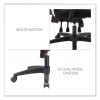 Alera Envy Series Mesh High-Back Multifunction Chair, Supports Up To 250 Lb, 16.88" To 21.5" Seat Height, Black
